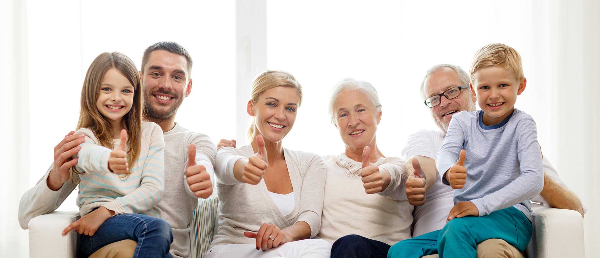 elder couple smiling